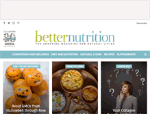 Tablet Screenshot of betternutrition.com